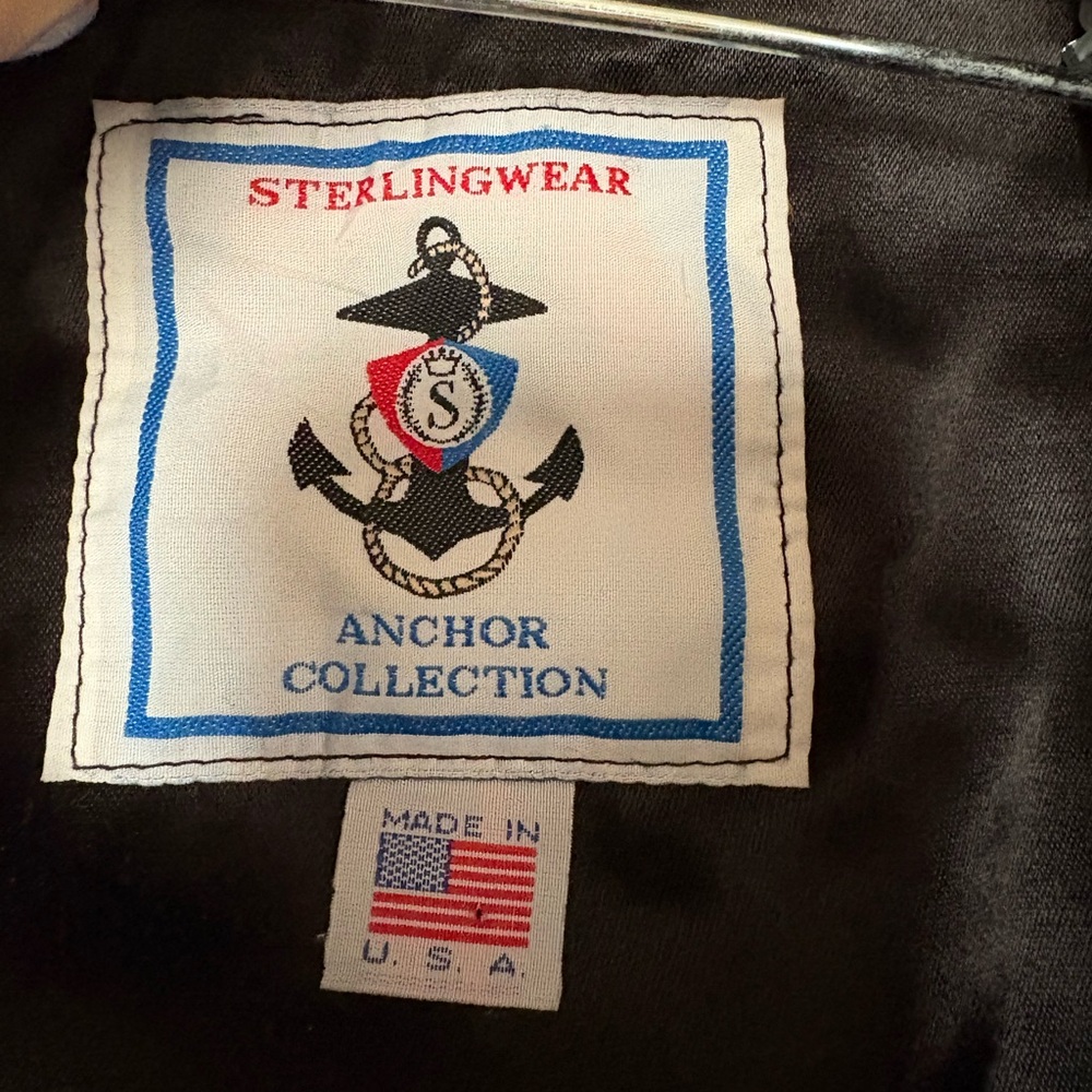 Sterlingwear Anchor Collection Military Navy Wool Blend Peacoat - Picture 3 of 8